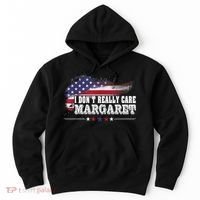 I DonT Really Care Margaret Funny Minimalist Long Sleeve Hoodie thumb 0