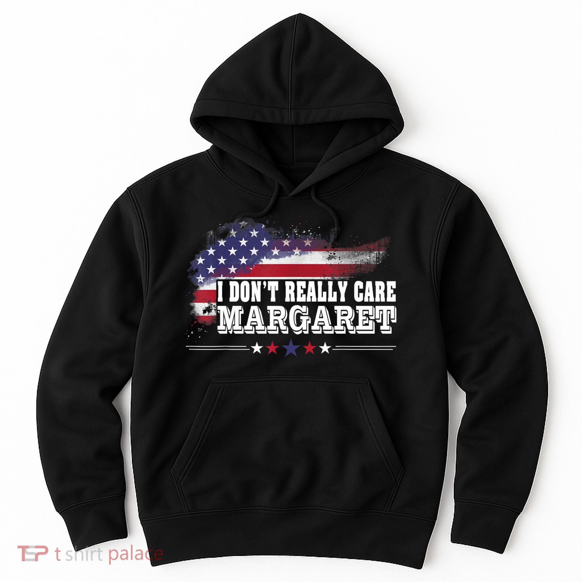 I DonT Really Care Margaret Funny Minimalist Long Sleeve Hoodie