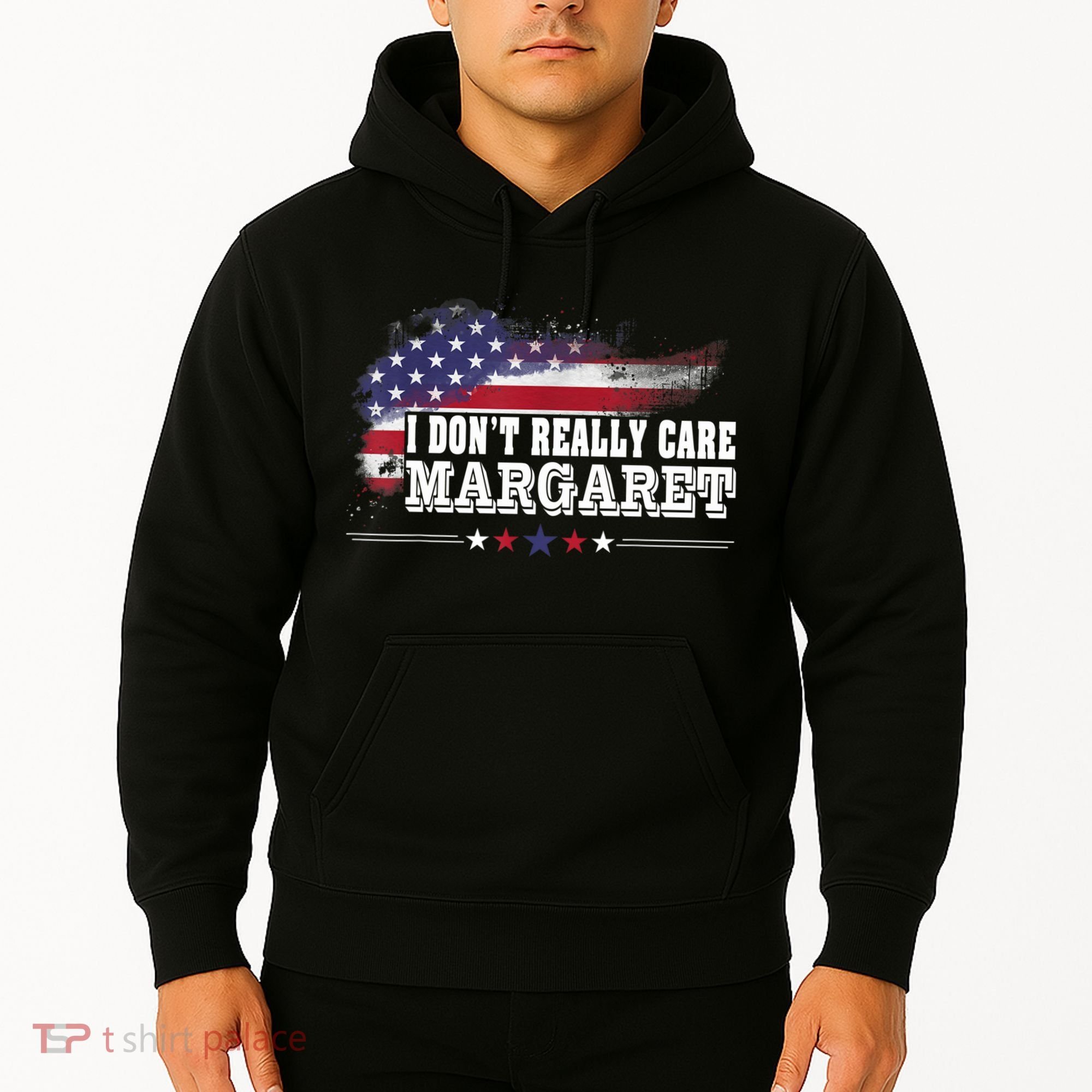 I DonT Really Care Margaret Funny Minimalist Long Sleeve Hoodie