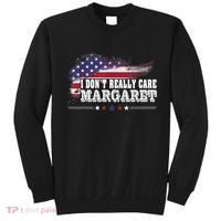 I DonT Really Care Margaret Funny Minimalist Long Sleeve Sweatshirt thumb 0