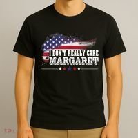 I DonT Really Care Margaret Funny Minimalist Long Sleeve T-Shirt thumb 3