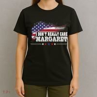 I DonT Really Care Margaret Funny Minimalist Long Sleeve T-Shirt thumb 4