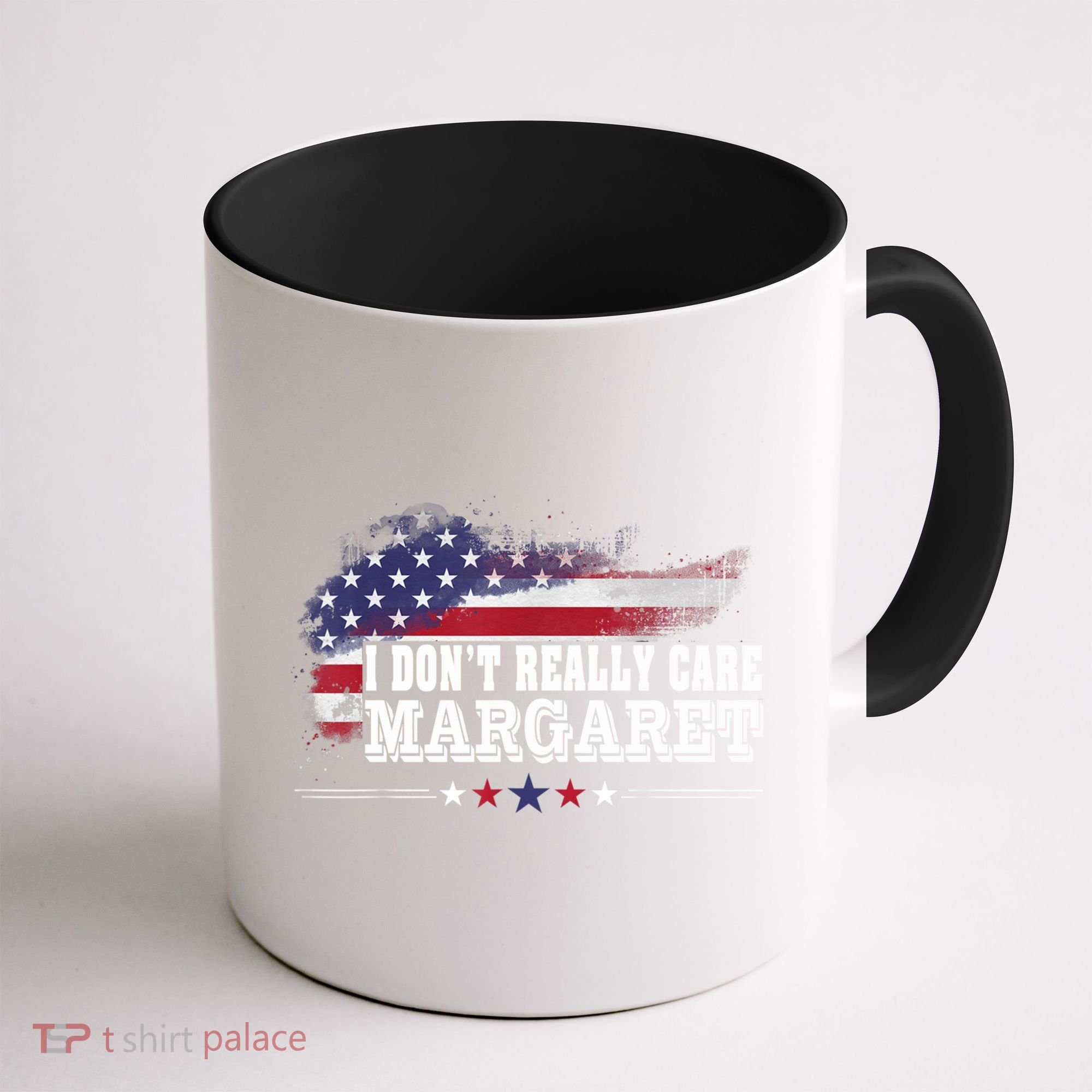 I DonT Really Care Margaret Funny Minimalist Long Sleeve Coffee Mug