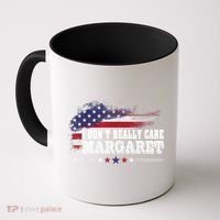 I DonT Really Care Margaret Funny Minimalist Long Sleeve Coffee Mug thumb 0