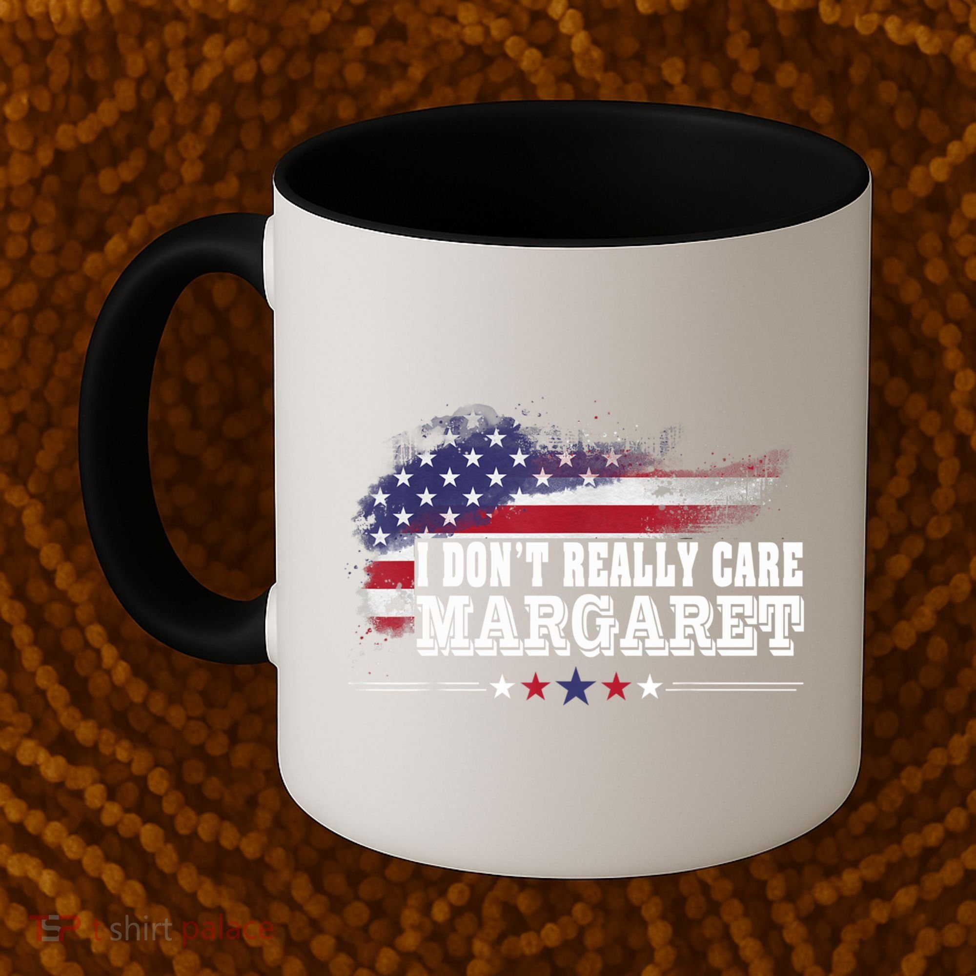 I DonT Really Care Margaret Funny Minimalist Long Sleeve Coffee Mug