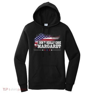 I DonT Really Care Margaret Funny Minimalist Long Sleeve Women's Hoodie