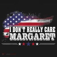I DonT Really Care Margaret Funny Minimalist Long Sleeve Women's Hoodie thumb 2