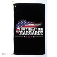 I DonT Really Care Margaret Funny Minimalist Long Sleeve Golf Towel thumb 0