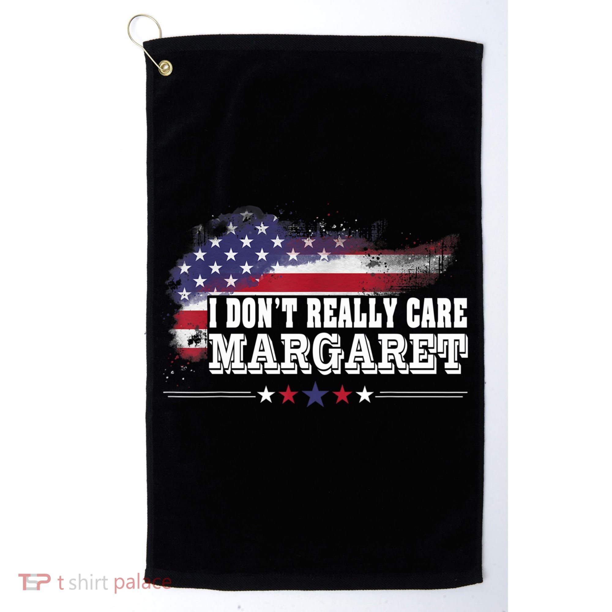 I DonT Really Care Margaret Funny Minimalist Long Sleeve Golf Towel