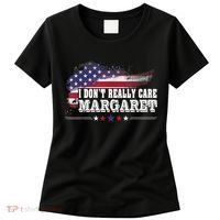 I DonT Really Care Margaret Funny Minimalist Long Sleeve Women's T-Shirt thumb 0