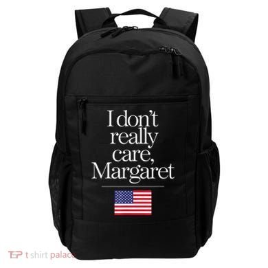 I DonT Really Care Margaret Minimalist Jd Vance Backpack