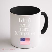 I DonT Really Care Margaret Minimalist Jd Vance Coffee Mug thumb 1