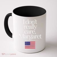 I DonT Really Care Margaret Minimalist Jd Vance Coffee Mug thumb 0