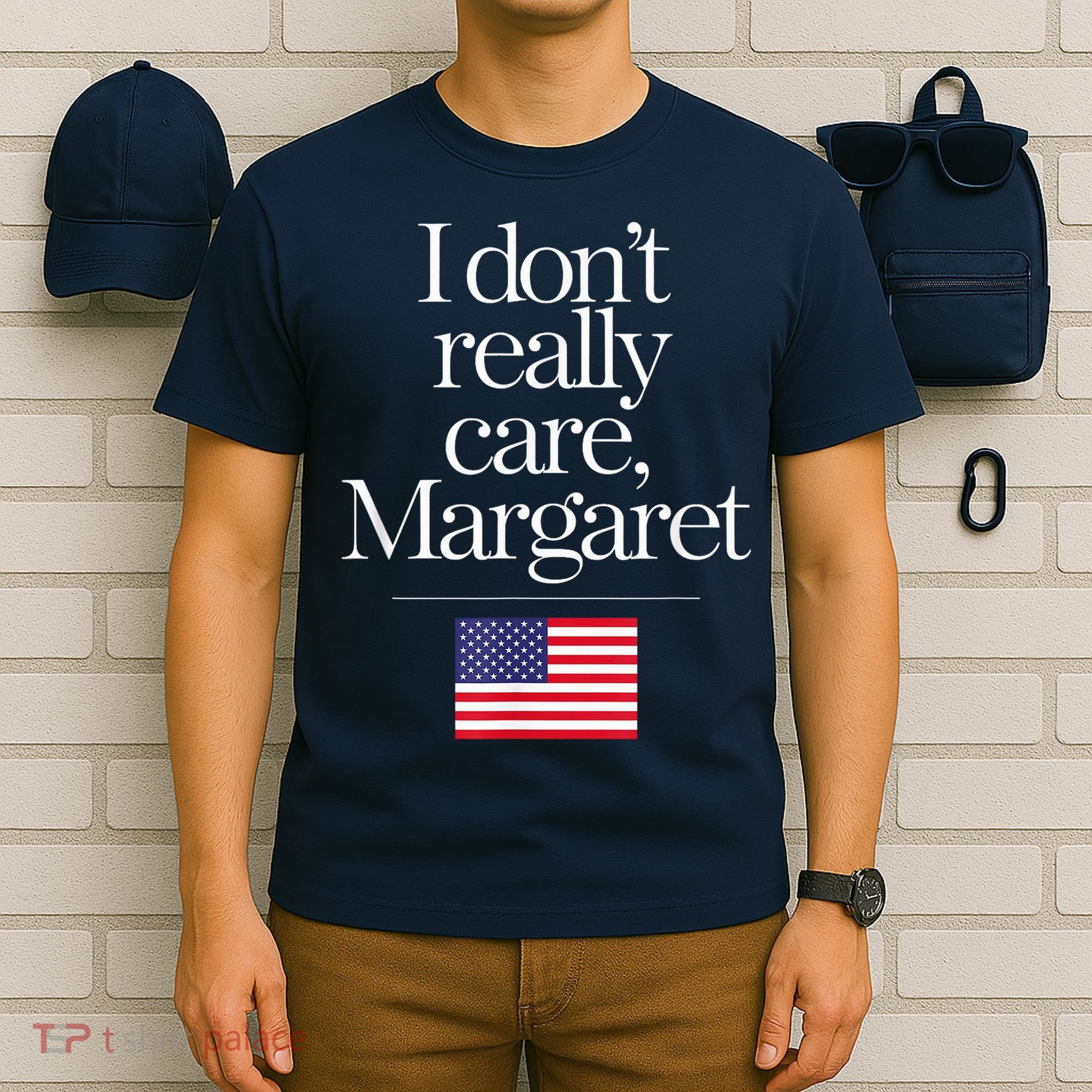 I DonT Really Care Margaret Minimalist Jd Vance T-Shirt