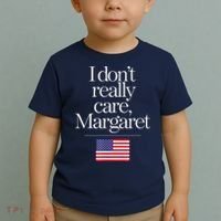 I DonT Really Care Margaret Minimalist Jd Vance Toddler T-Shirt thumb 2