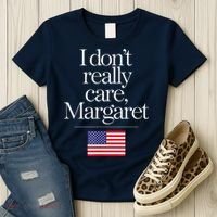 I DonT Really Care Margaret Minimalist Jd Vance Women's T-Shirt thumb 3