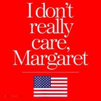 I DonT Really Care Margaret Minimalist Jd Vance Santa Hat thumb 1