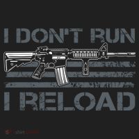 I Don't Run I Reload Funny Gun Owner Pro Guns (ON BACK) Tumbler thumb 3
