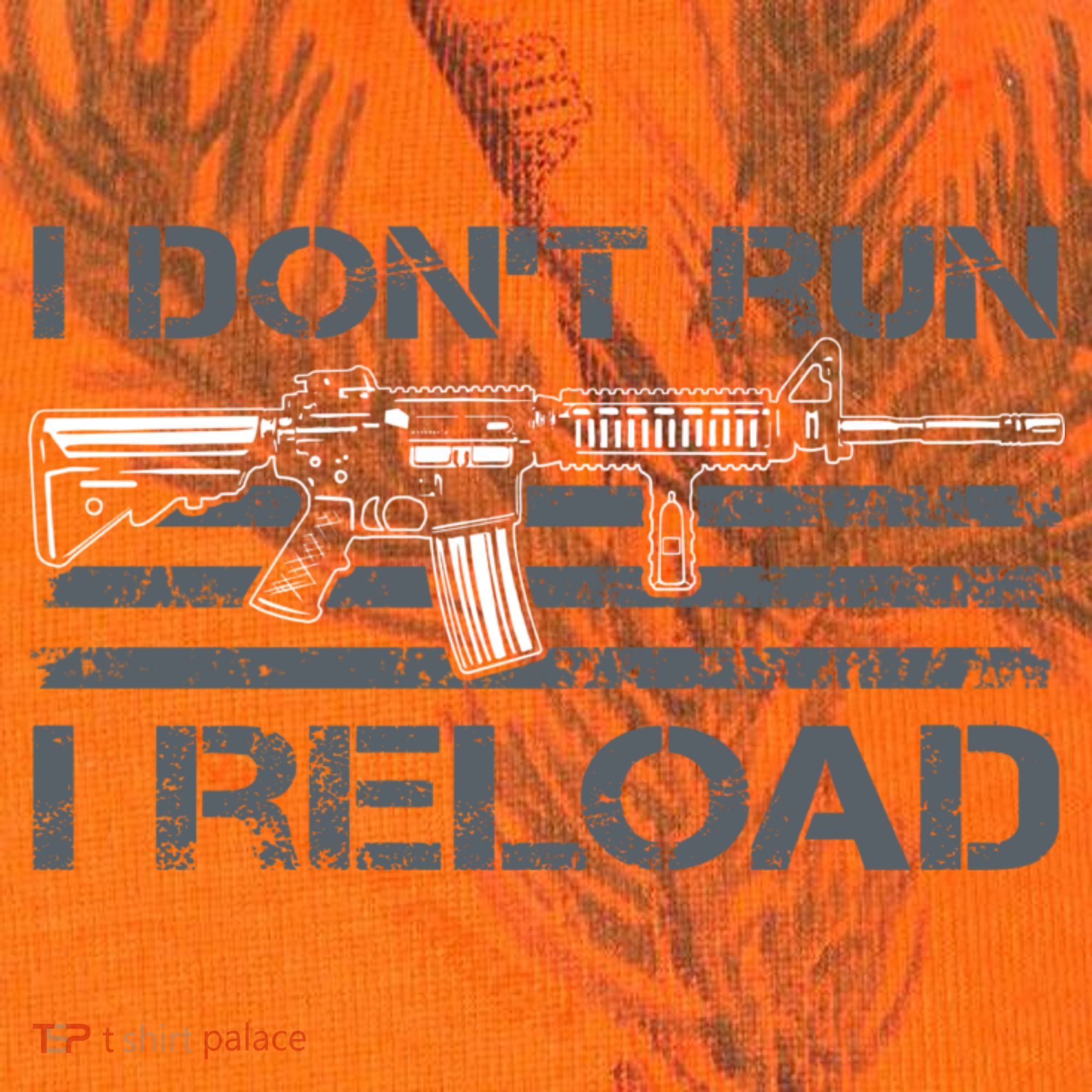 I Don't Run I Reload Funny Gun Owner Pro Guns (ON BACK) Kati Licensed 12" Camo Cuffed Beanie