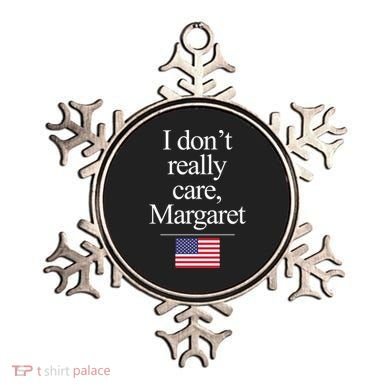 I Dont Really Care Margaret Minimalist Jd Vance Ornament
