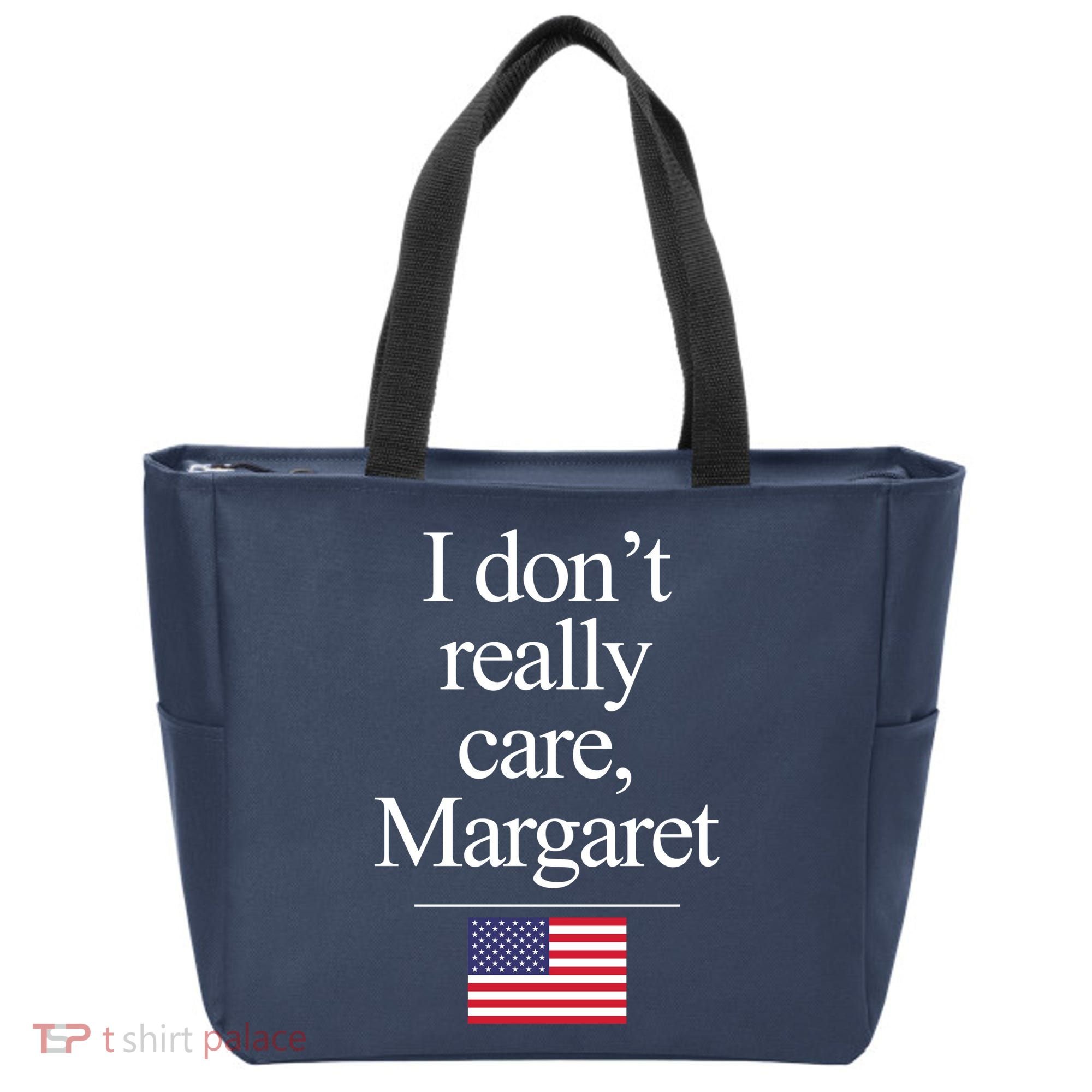 I Dont Really Care Margaret Minimalist Jd Vance Tote Bag