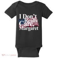 I DonT Really Care Margaret Funny Minimalist Baby Bodysuit thumb 0