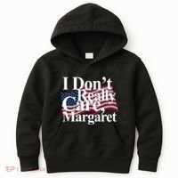 I DonT Really Care Margaret Funny Minimalist Kids Hoodie thumb 0