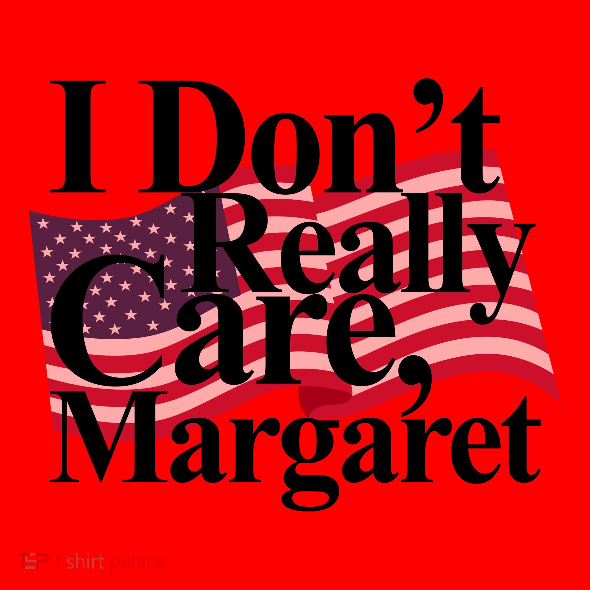 I DonT Really Care Margaret Funny Minimalist Santa Hat