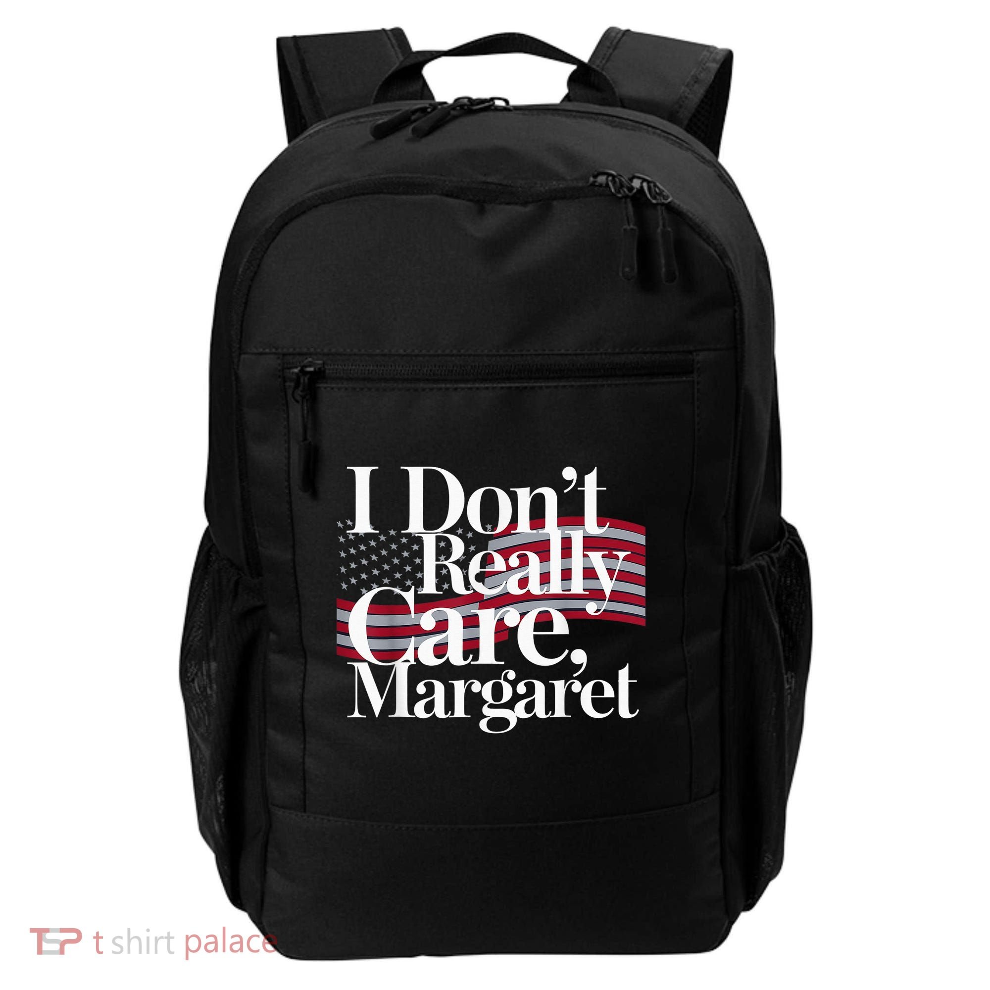I DonT Really Care Margaret Minimalist Backpack