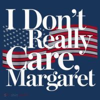 I DonT Really Care Margaret Minimalist Women's Hoodie thumb 2