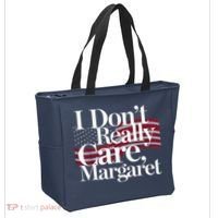 I DonT Really Care Margaret Minimalist Tote Bag thumb 2