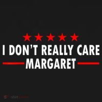 I Don’T Really Care Margaret Jd Vance Funny Minimalist Women's Hoodie thumb 2