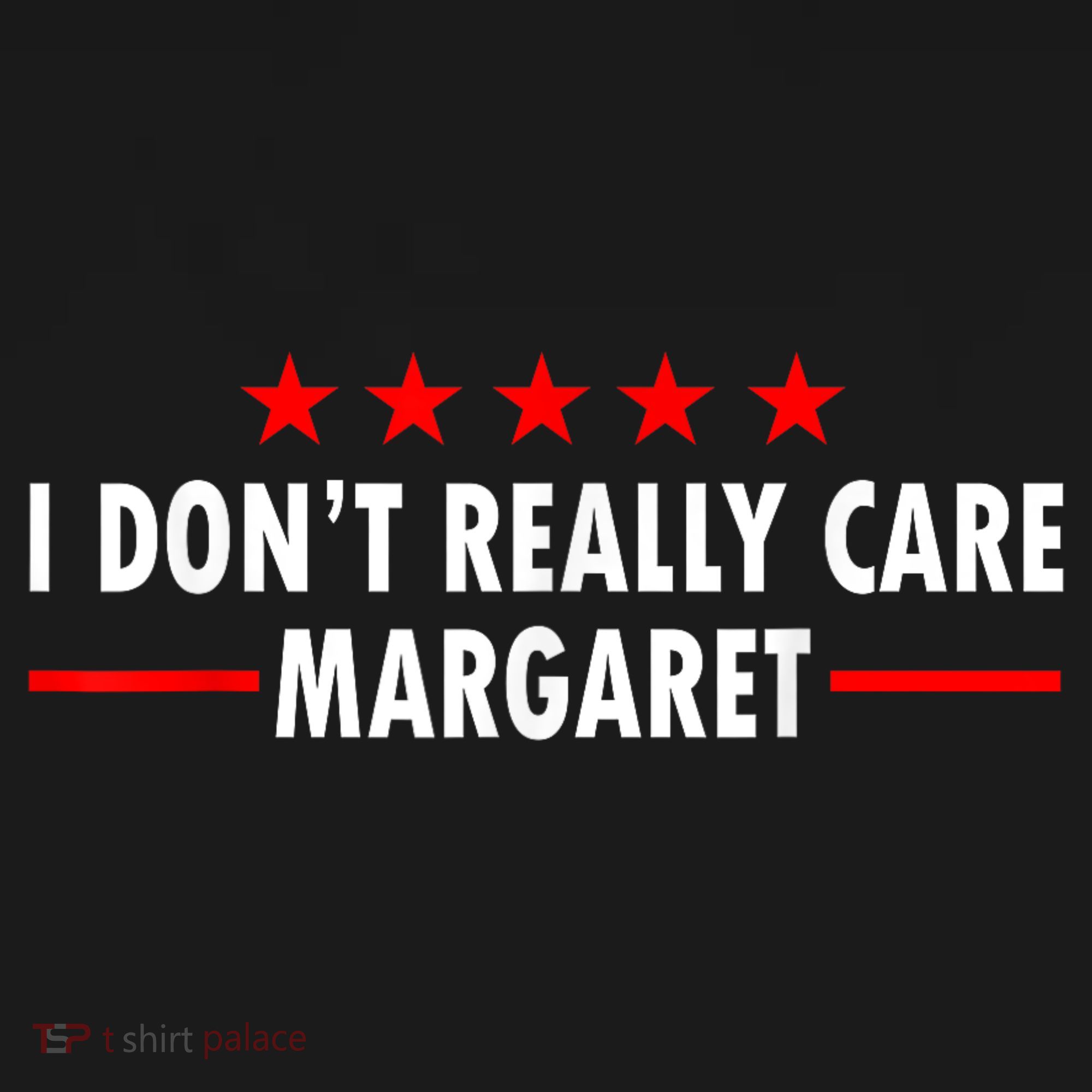 I Don’T Really Care Margaret Jd Vance Funny Minimalist Women's Hoodie
