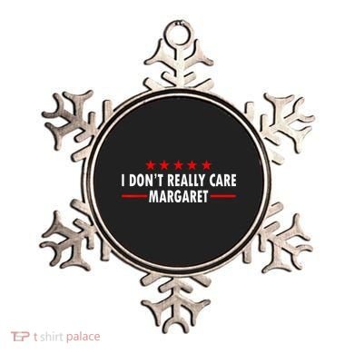 I Don’T Really Care Margaret Jd Vance Funny Minimalist Ornament