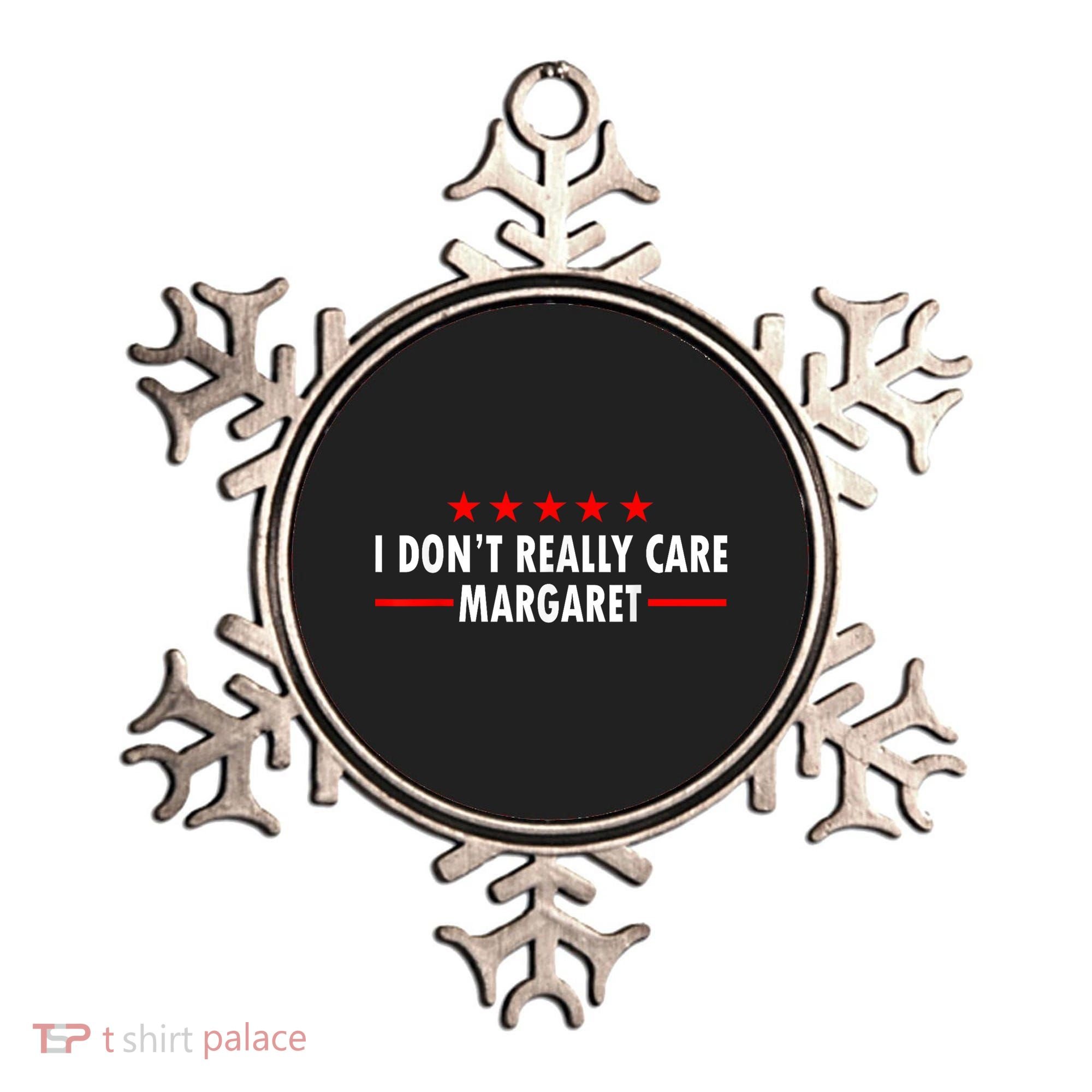 I Don’T Really Care Margaret Jd Vance Funny Minimalist Ornament