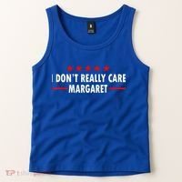I Don’T Really Care Margaret Jd Vance Funny Minimalist Tank Top thumb 2