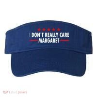 I Don’T Really Care Margaret Jd Vance Funny Minimalist Visor thumb 0