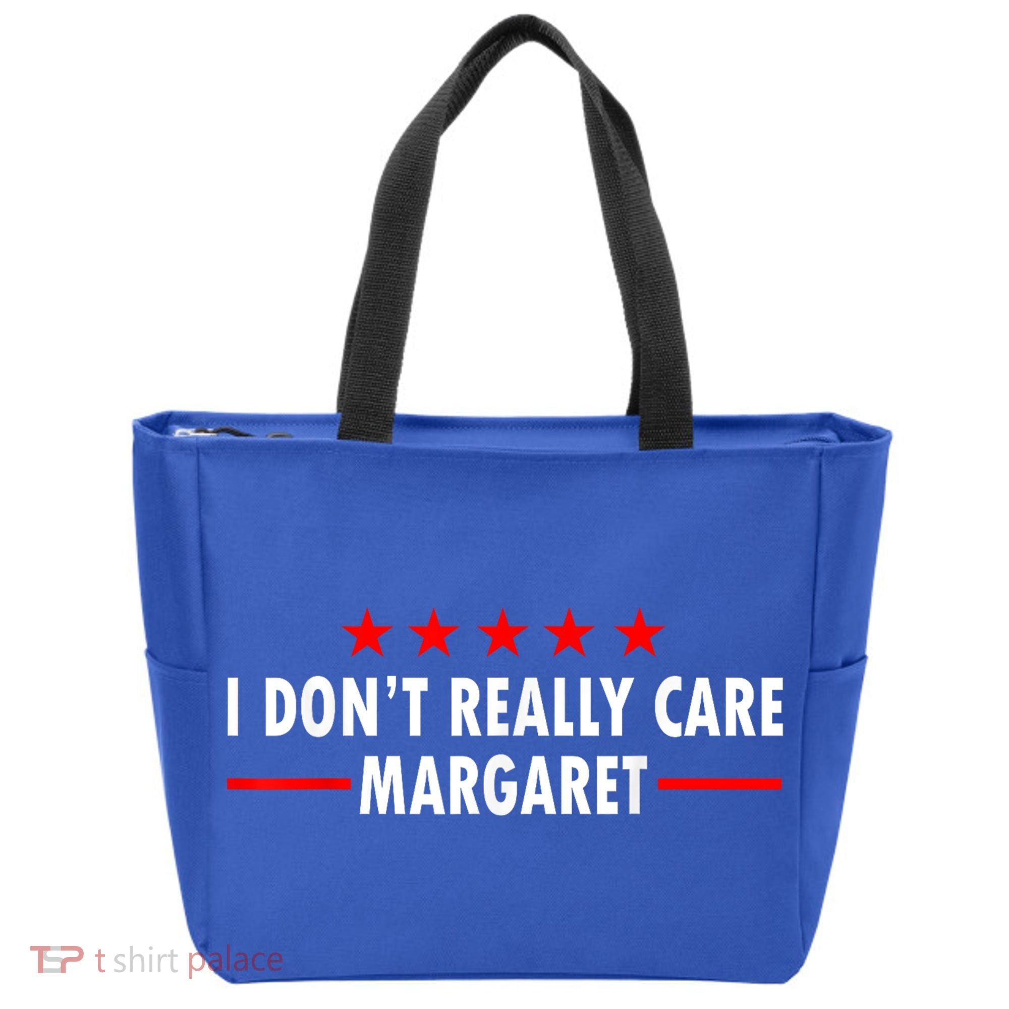 I Don’T Really Care Margaret Jd Vance Funny Minimalist Tote Bag