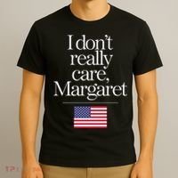 I DonT Really Care Margaret Funny Minimalist Jd Vance Long Sleeve T-Shirt thumb 3