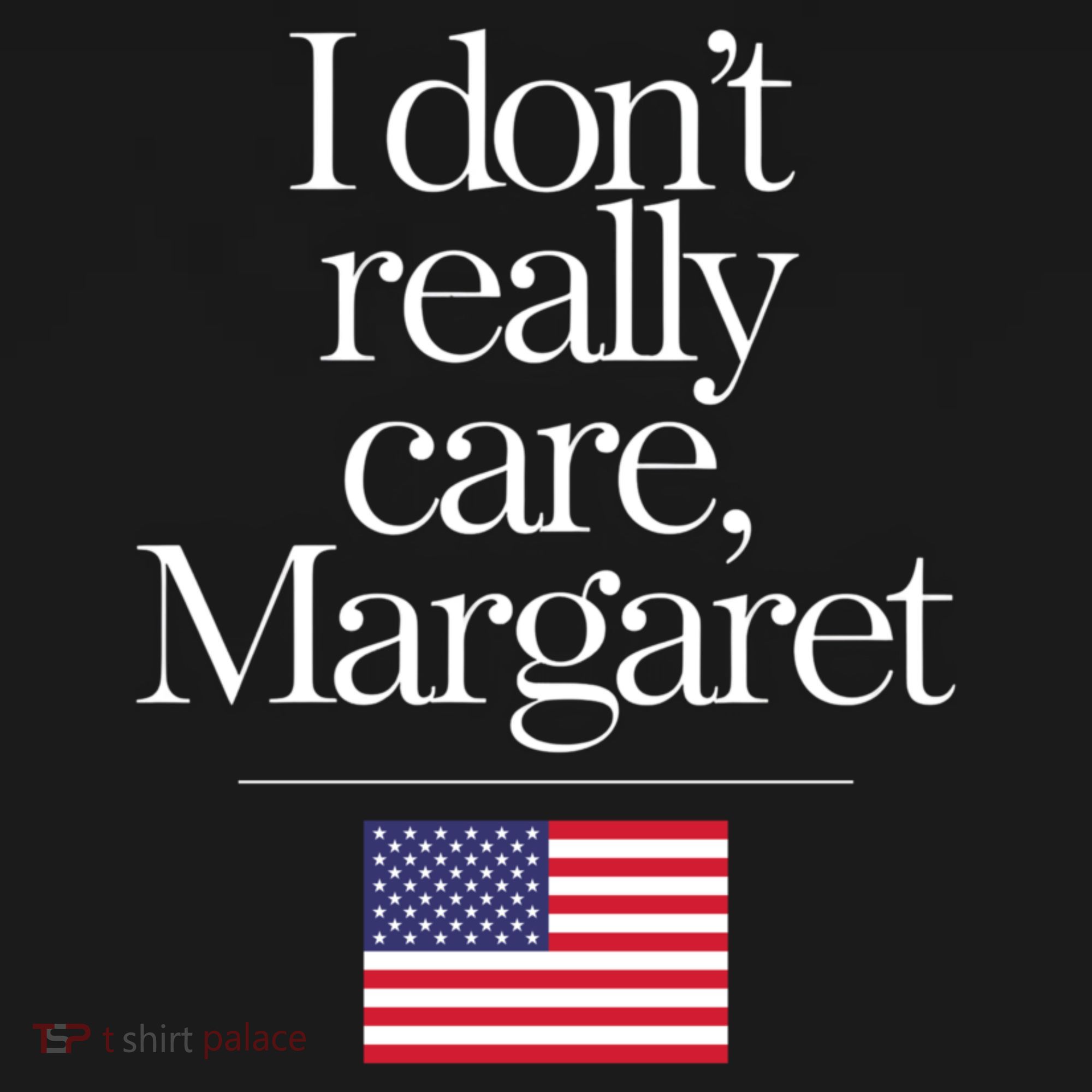 I DonT Really Care Margaret Funny Minimalist Jd Vance Long Sleeve Women's Hoodie