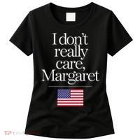 I DonT Really Care Margaret Funny Minimalist Jd Vance Long Sleeve Women's T-Shirt thumb 0