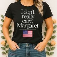 I DonT Really Care Margaret Funny Minimalist Jd Vance Long Sleeve Women's T-Shirt thumb 2