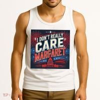 I Don’T Really Care Margaret Tank Top thumb 3