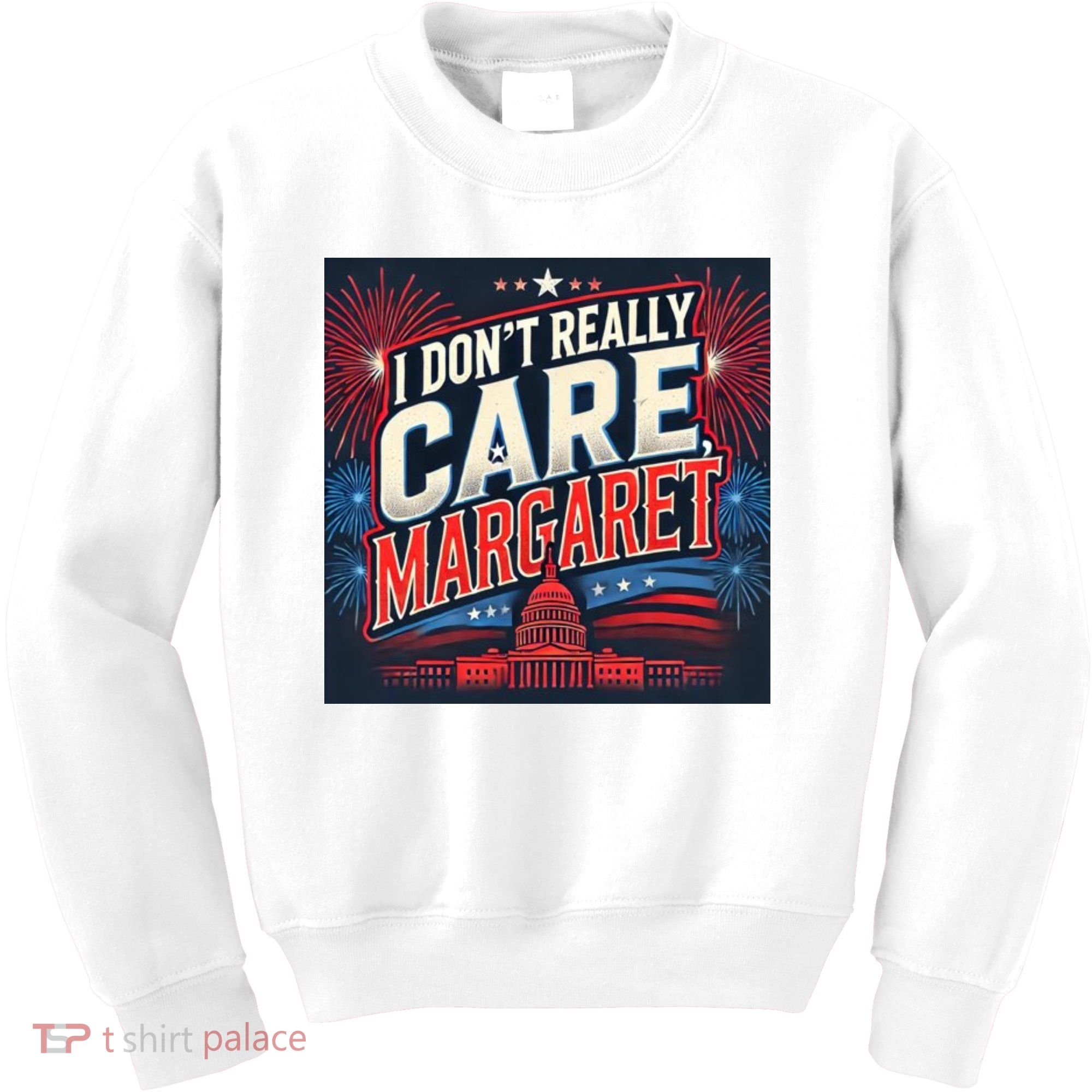 I Don’T Really Care Margaret Kids Sweatshirt