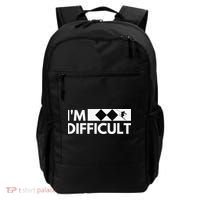 I'm Difficult Ski Funny Skier Snowboard Skiing Backpack thumb 0