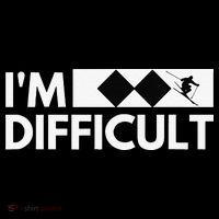 I'm Difficult Ski Funny Skier Snowboard Skiing Backpack thumb 2