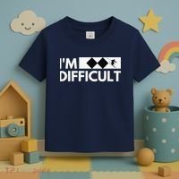 I'm Difficult Ski Funny Skier Snowboard Skiing Toddler T-Shirt thumb 3