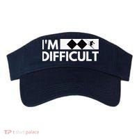 I'm Difficult Ski Funny Skier Snowboard Skiing Visor thumb 0
