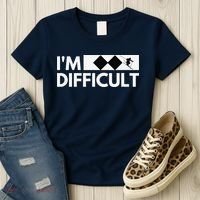 I'm Difficult Ski Funny Skier Snowboard Skiing Women's T-Shirt thumb 3