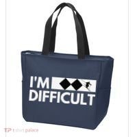 I'm Difficult Ski Funny Skier Snowboard Skiing Tote Bag thumb 3